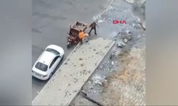 Bu kadarı da olmaz demeyin: Kaldırım taşlarını tek tek söküp çaldılar