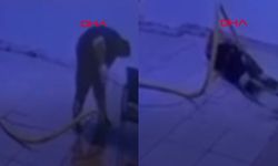 Kamera görüntüleri ortaya çıktı! Su tahliyesi yaparken akıma kapılarak yaşamını yitirdi