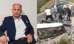 Kayalıklara çarpan kamyonun sürücüsü hayatını kaybetti