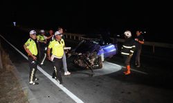 Kazada ağır yaralanan sürücü hastanede hayatını kaybetti