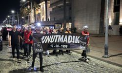 Konak Belediyesi'nden 17 Ağustos anısına "Sessiz Yürüyüş"