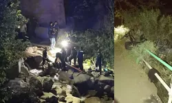 Elektrikli bisiklet köprüden düştü 1 kişi hayatını kaybetti, 1 kişi yaralandı