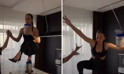Topuklu ayakkabı ile video çekmek isterken omurgasını parçaladı
