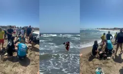 Yasağa rağmen denize açıldılar, son anda boğulmaktan kurtarıldılar