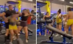 Spor salonunda egzersiz aleti kavgası: Ortalık karıştı
