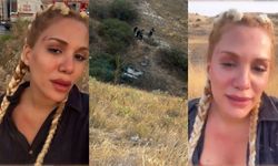 Survivor Almeda Baylan ölümden döndü! Aracı uçurumdan yuvarlandı!