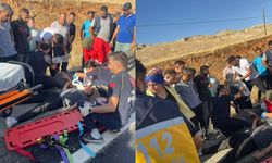 Teker patladı, araç takla attı: Baba ile oğul ölümden döndü