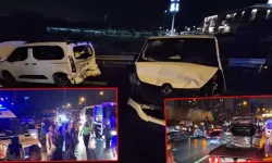 TEM Otoyolu'nda zincirleme kaza: 16 araç birbirine girdi, 6 kişi yaralandı!