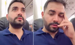 Kadir Ezildi uçakta mahsur kaldı