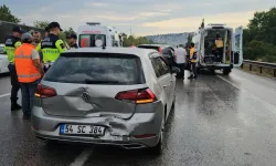 Otoyolda meydana gelen zincirleme kazada 10 kişi yaralandı