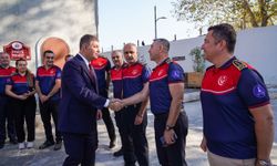Başkan Tugay, itfaiye personeliyle buluştu: "Emeğiniz ve mücadeleniz kente değer katıyor"