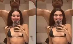 Banyodaki dans videosu hızla yayıldı! Sevgilisiyle yaş farkı gündem oldu