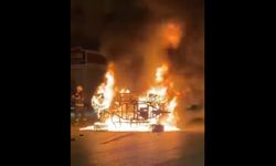 Devrilerek yanan UTV’nin sürücüsü hayatını kaybetti