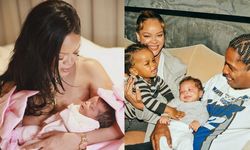 Dünyaca ünlü şarkıcı Rihanna üçüncü kez anne oldu
