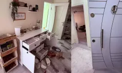 Evini dağıtıp polise hırsızlık ihbarı yaptı