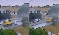 Hafriyat kamyonu kontrolden çıkıp devrildi: E-5 trafiğe kapandı!