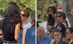 Hande Erçel, annesini kaybeden Nilperi Şahinkaya'yı acı gününde yalnız bırakmadı