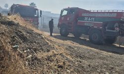 İzmir Urla Kekliktepe’de yangın paniği: Soğutma çalışmaları sürüyor