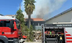 İzmir'de metruk binada korkutan yangın: 2 gözaltı