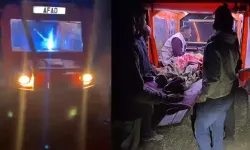 Yaylada ölen kişinin cenazesi amfibik araçla indirildi
