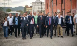 Başkan Tugay ve Eşki'den Işıkkent'e yapılacak geri dönüşüm tesisine ziyaret