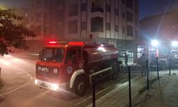 Apartman otoparkında omba gibi patlama! İtfaiye ve polis ekipleri seferber oldu