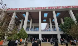 Edirne Sultan 1. Murat Devlet Hastanesi'nde yangın paniği