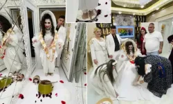 Gelinine şaşırtan tören: Ayağını önce yağa, sonra kaymağa bastırdı!