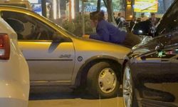 İlginç olay: Kadın, tartıştığı kocasının gitmesini kaputa yatarak engelledi