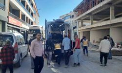 Yüksekten düşen 20 yaşındaki inşaat işçisi yaralandı