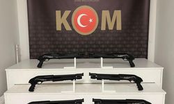 Kaçak silah operasyonu: 6 pompalı tüfek ele geçirildi!