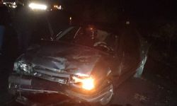 Kara yolunda feci kaza! İki otomobil çarpıştı: 1 ölü, 3 yaralı