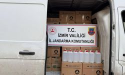 Karşıyaka’da jandarmadan sahte içki operasyonu: 1 ton etil alkol ele geçirildi!