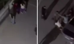Komşular arasında kavga: Yumruk ve tekmeler havada uçuştu!