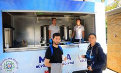 Muğla'da öğrencilere sıcak çorba ikramı devam ediyor
