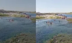 Nehirde can pazarı: İki genç son anda kurtarıldı