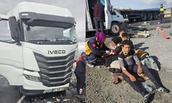 TIR ile minibüs çarpıştı: 5’i çocuk 9 yaralı