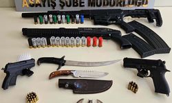 Silah paylaşımına polis darbesi: Çok sayıda silah ele geçirildi, 6 gözaltı!