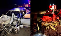 Trafik faciası: Otomobil traktöre çarptı, 1 kişi öldü, 1 kişi yaralandı