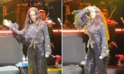 Yıldız Tilbe sahnede peruğunu çıkarıp halay çekti