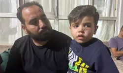Yorgun mermi, 4 yaşındaki çocuğun gözünün altına isabet etti