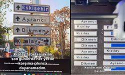 Akım haline gelen Kızılay tabelasının 3D modeli satılmaya başlandı