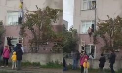 Alacak kavgası faciaya dönüyordu: İşçiler çarşaflarla pansiyondan sarkarak canlarını kurtardı