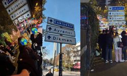 Ankara’da akım haline gelen Kızılay tabelası yerinden söküldü