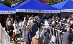 Aydın Büyükşehir'in ürettiği fideler Yenipazar'da dağıtıldı