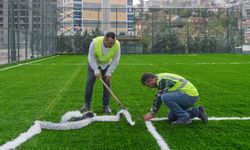 Büyükşehir, dört ilçeye yeni halı saha yapıyor