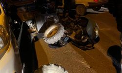 Çapa motoru ile otomobil çarpıştı: 3 kişi yaralandı