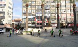 Edremit genelinde 7/24 temizlik mesaisi