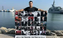 İzmirli dalgıçtan 10 Kasım öncesi anlamlı dalış