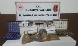 Kaçak tütün operasyonu: Binlerce makaron ve kilo kilo tütün ele geçirildi